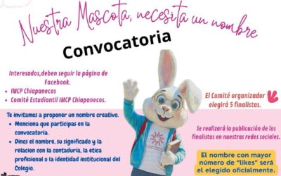 Convocatoria “Nuestra mascota, ¡ya llegó!, necesita un nombre”